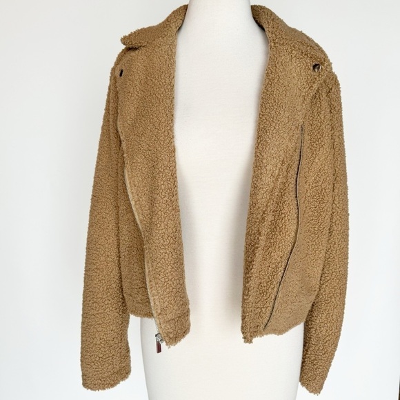 Lauren Conrad Sherpa Moto Jacket - Picture 9 of 14